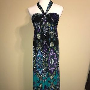 Sleeveless Stretch Maxi Dress